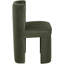 Chaise rembourrée en tissu performance velours Zuno-1930669831