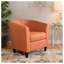 Fauteuil club en tissu Plaza Orange avec lumière requis