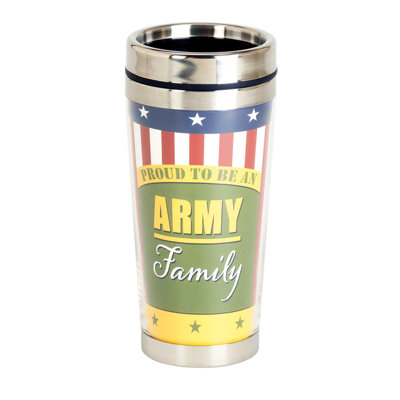 Dicksons Inc 16oz. Double Wall Insulated Stainless Steel Travel Mug