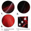 Abstrait contemplatif rouge et noir - Vagues abstraites modernes, impressions sur toile-88520089-88520096