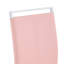 Ensemble de 2 chaises de salle à manger en polyuréthane rose avec pieds en métal argentés incurvés - Chaises à dossier minimalistes modernes pour les salles à manger à domicile.-120635121
