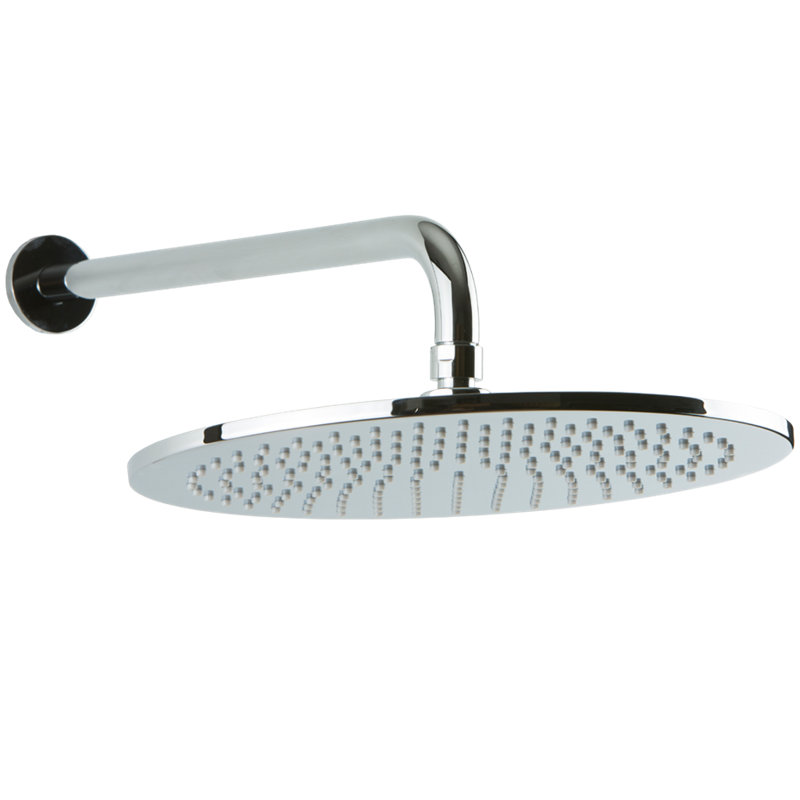 Opera Rain Fixed Shower Head, Black