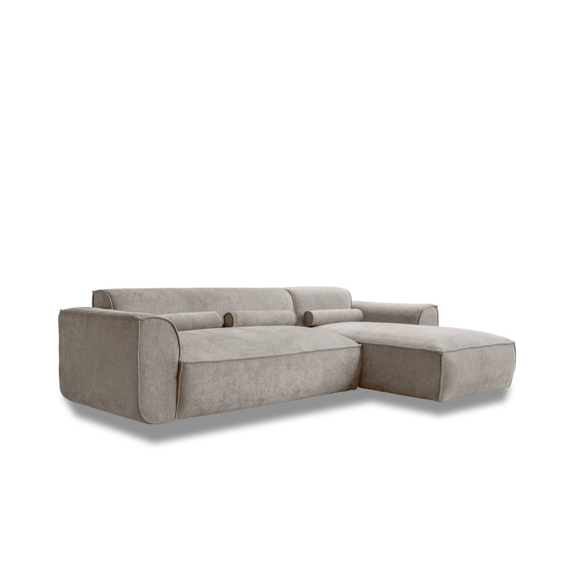 Flex Felix 4 Seater Corner Sofa , Right Hand Facing, Dark Beige