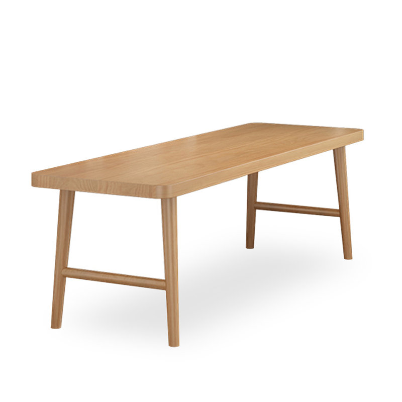 Bureau rectangulaire en bois massif Burlywood, H 29,53 po x l 78,74 po x P 23,62 po