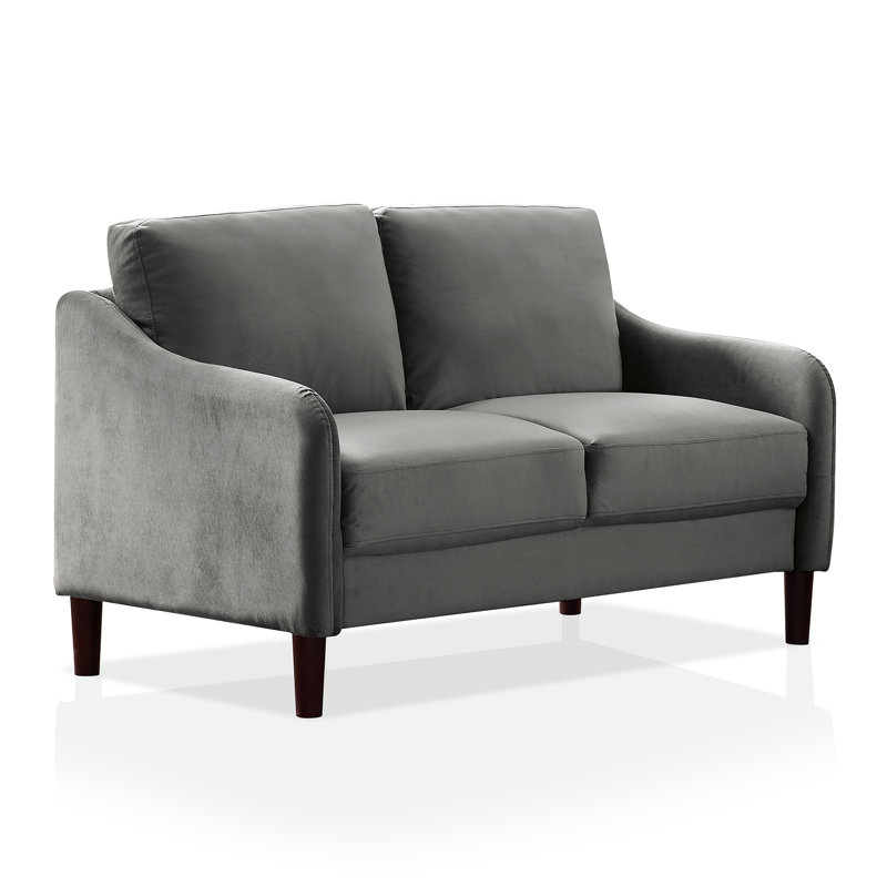 Causeuse Heffington Aliyah, 100% polyester gris