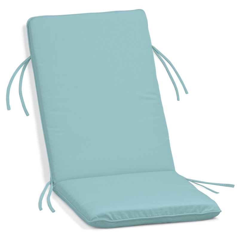 Coussin inclinable d'extérieur Sunbrella, Toile bleu minéral