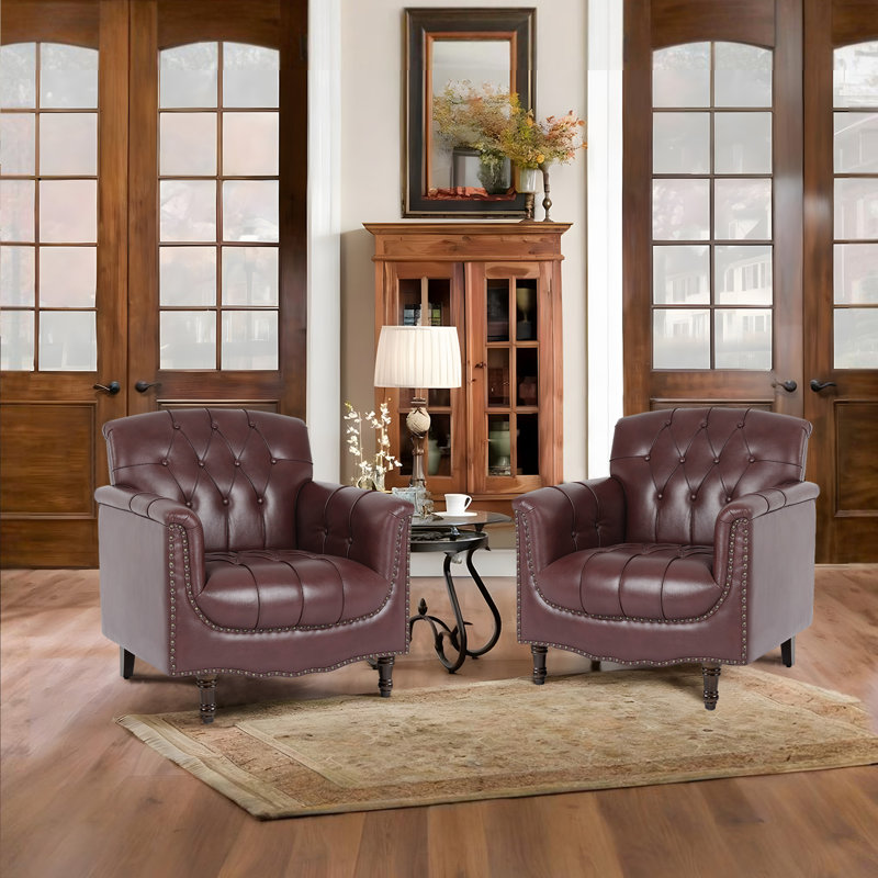 Fauteuil Enoks, Rouge foncé