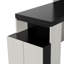 Lit escamotable double avec bureau, tablettes et armoires de rangement