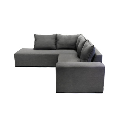 Canapé modulaire d'extérieur faisant face à la gauche avec coussins 102,8 po Rauno