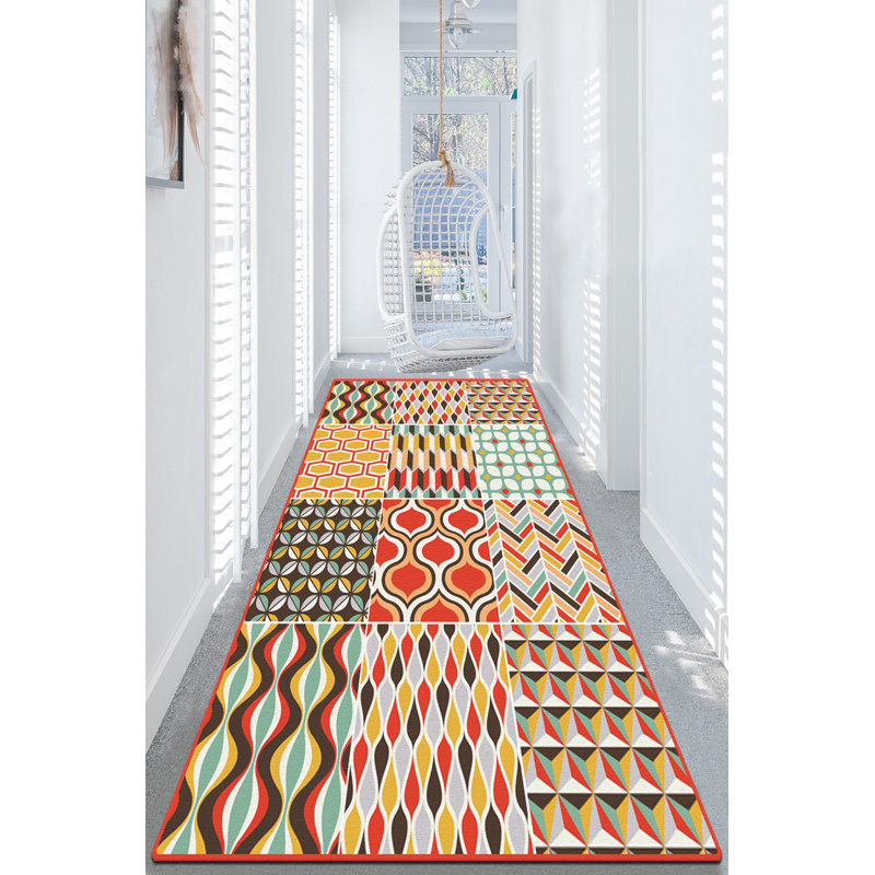 Machine Washable Carpet (5.2 x 4.6 ft), 100% Polyester, 0.4 in Pile Height | Antibacterial, Non-Slip Underside, Dot Base | Perfect for Living Room, Bedroom, or Playroom, Easy Care & Durable Design