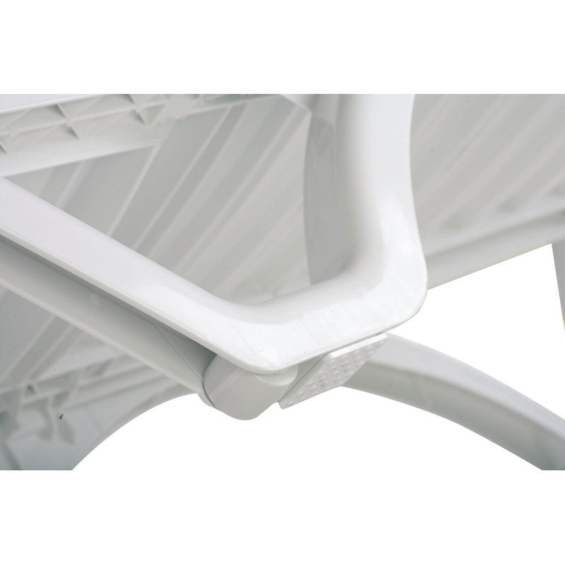Chaise longue inclinable 74 po Accomac, Blanc