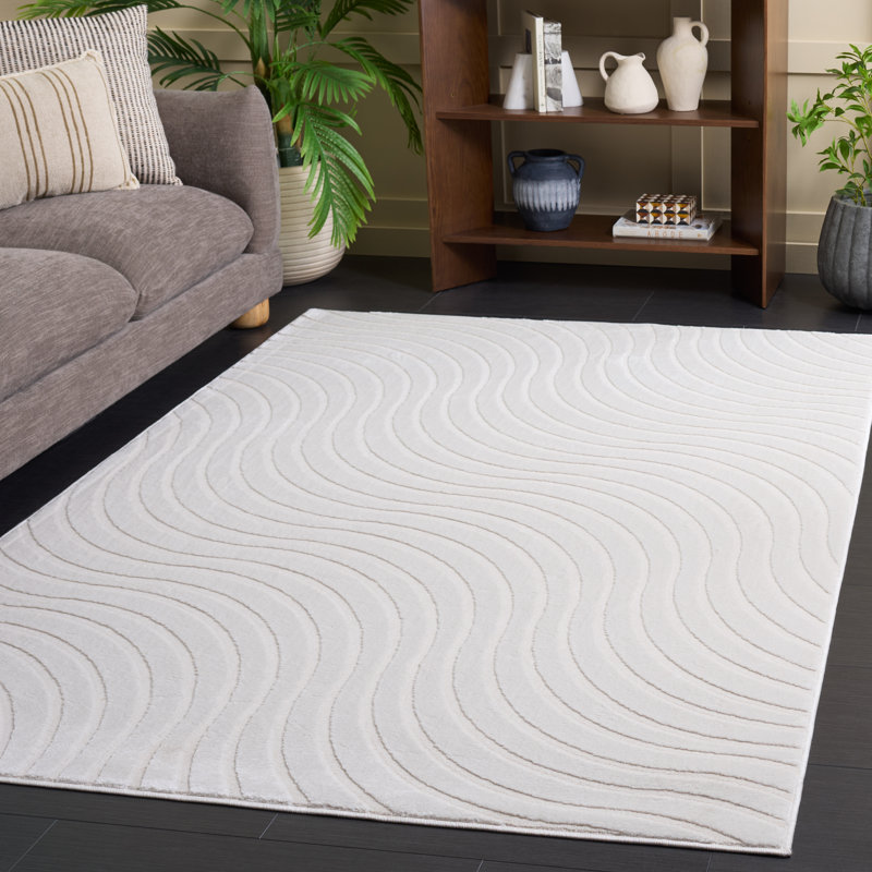 Saylor 134 Performance Abstract Rug, Rectangle 5'5" x 7'7"