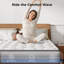 Matelas hybride à ressorts ensachés 10 po avec mousse à mémoire de forme moyenne Certipur-US-247970271-247970244