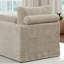 Chaise longue rembourrée en chenille de 32 po de largeur avec accoudoirs et coussins - droite-1369615869