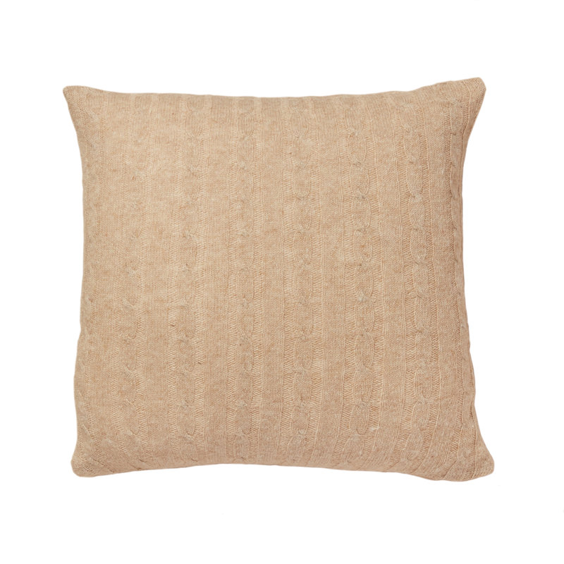 Kyle Square Pillow Cover & Insert, Honey