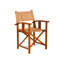 Balago Leather Folding Chair, Brown