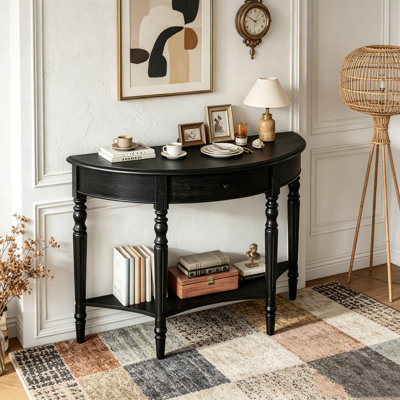 Console avec tiroir et tablette Farmhouse