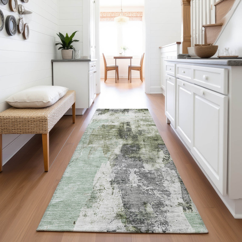Tapis de qualité supérieure lavable à la machine Dahl AMF1076, Tapis de couloir 2 pi 3 po x 7 pi 6 po