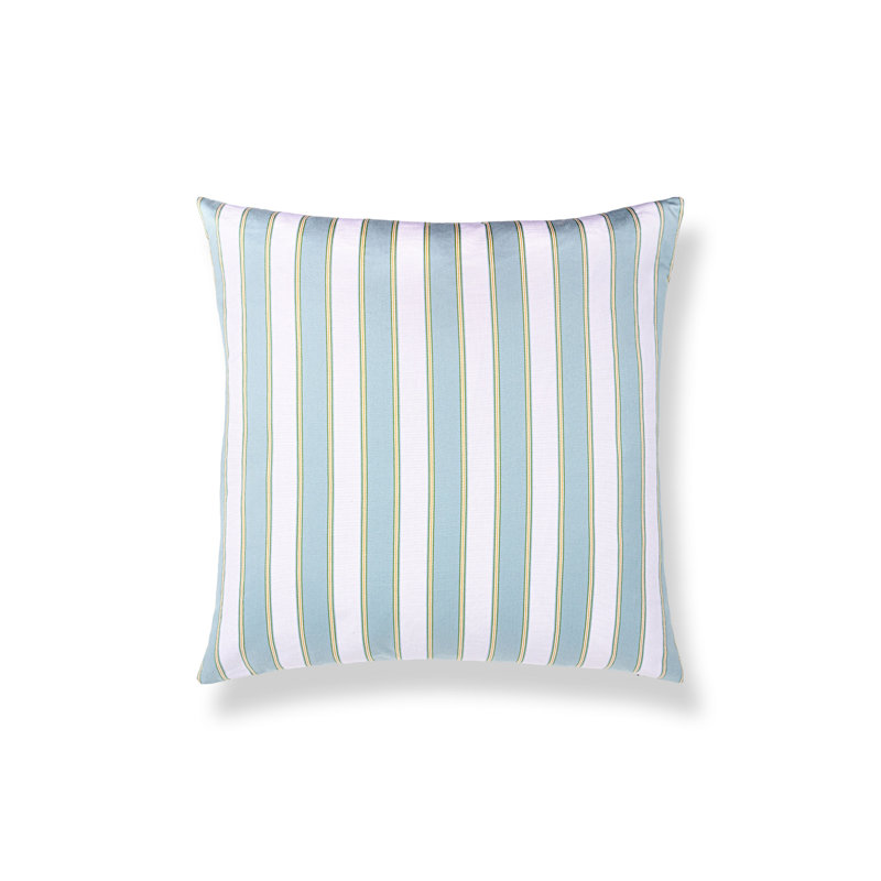 LEGENDS PILLOW, Robin's Egg Piano Stripe, Square 22"