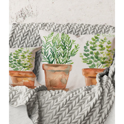 Floral Throw Pillow