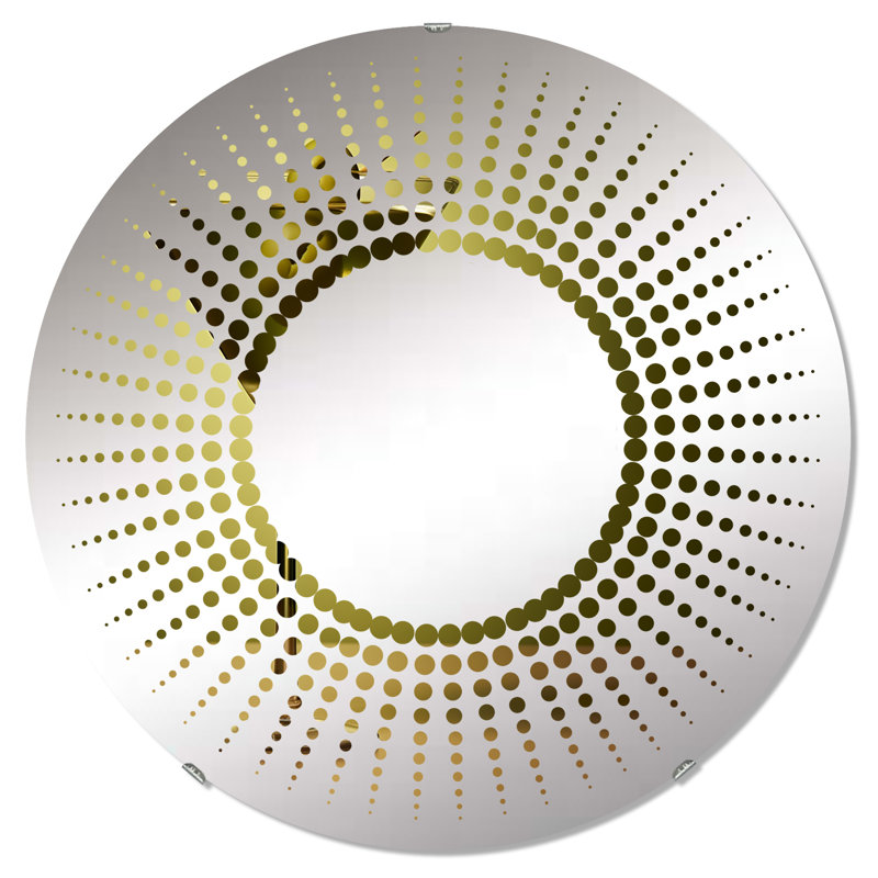 Ajtene Circle Mirror, 23.6" x 23.6"