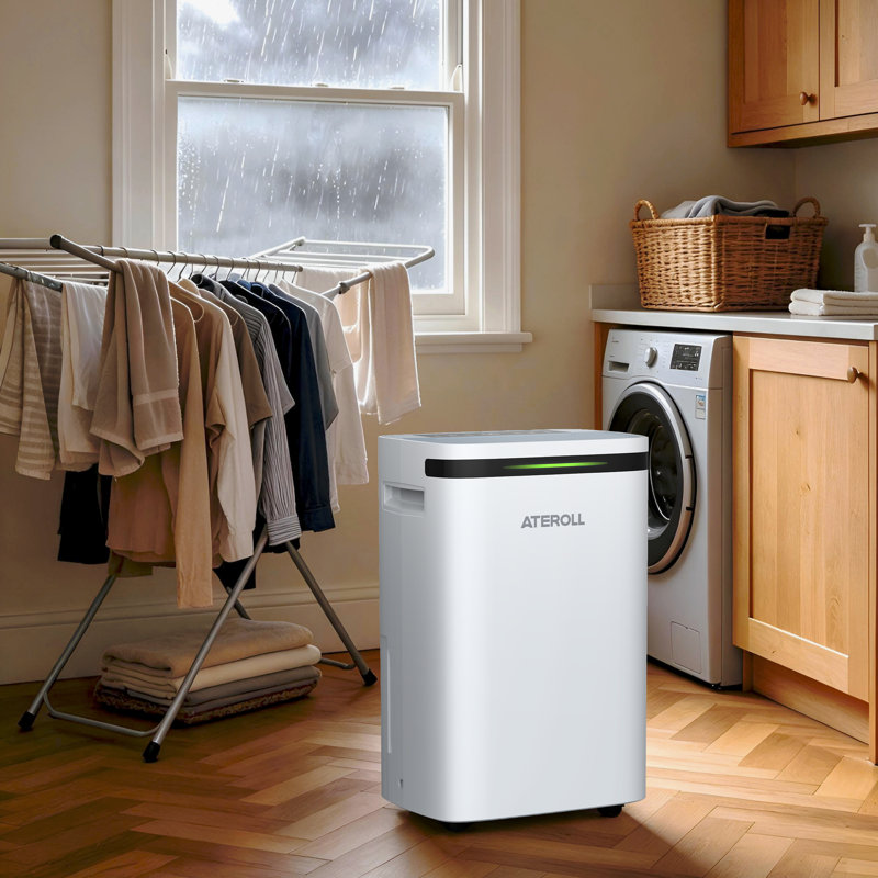 Dehumidifier 20L/day, 2.5LWater Tank with Handle & Drain Hose