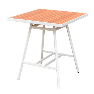 Square Teak Outdoor Bar Table