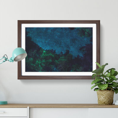 Stars over a Forest in Canada - Picture Frame Graphic Art