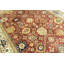 Tapis Oushak traditionnel rouille à motif floral 9 x 12 | Taille exacte: 8 pi 11 po x 11 pi 10 po