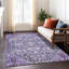 Tapis mauve lavable à la machine intérieur / extérieur Xhevrie-1652298497