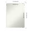 Miroir d'appoint mural en bois blanc-1152282679