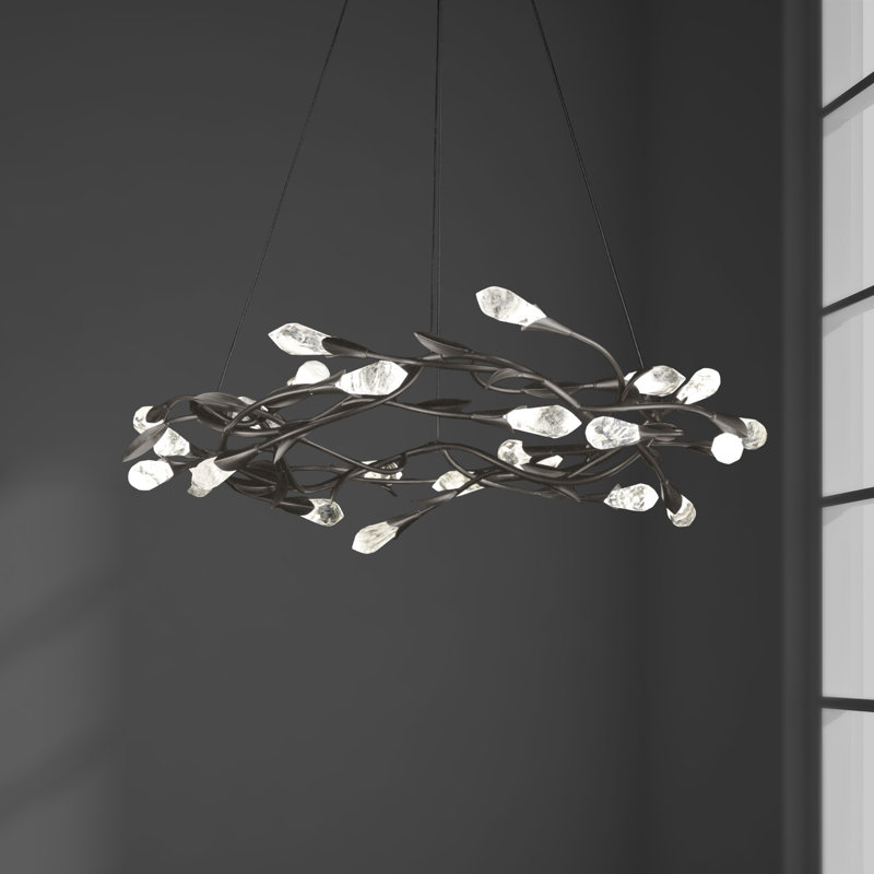 Secret Garden 1 - Light LED Pendant, Antique Pewter