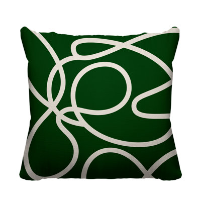 Coussin décoratif intérieur / extérieur Squiggles Abstract
