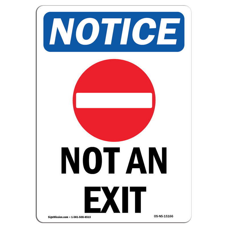 Not an Exit Sign