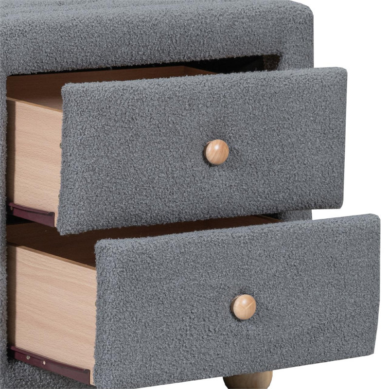 Sonderborg 22'' W Nightstand, Gray