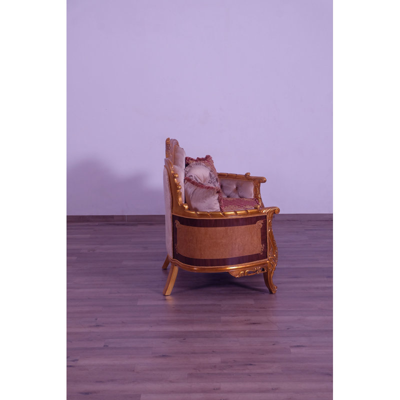 Maggiolini Sofa, Red/Burgundy, Brown