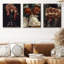 3 Piece Wrapped Canvas Print-848975973