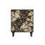 Household Cream-Style Solid Wood Entrance Cabinet