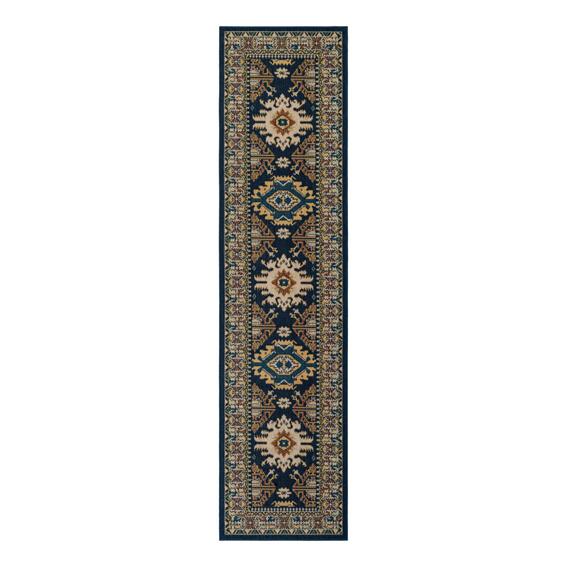 Tapis intérieur / extérieur Loreto Loreto Loreto, Tapis de couloir 2 pi 7 po x 10 pi