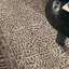 Tapis intérieur brun / vert / beige lavable à la machine avec envers antidérapant Alissa Liora-1384282816