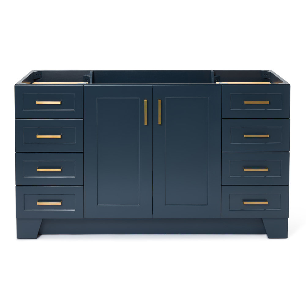 Sawyer 60'' Solid Wood Single Bathroom Vanity Base Only, Base Cabinet without Top Canora Grey Base 