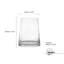 Zoya 13.5oz. Glass Drinking Glass Glassware Set