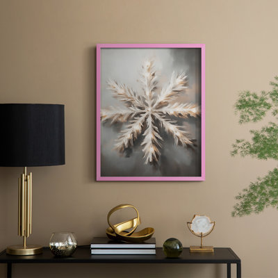 «Christmas Holiday Art», série 2-CLxxvi, reproduction encadrée - bois massif