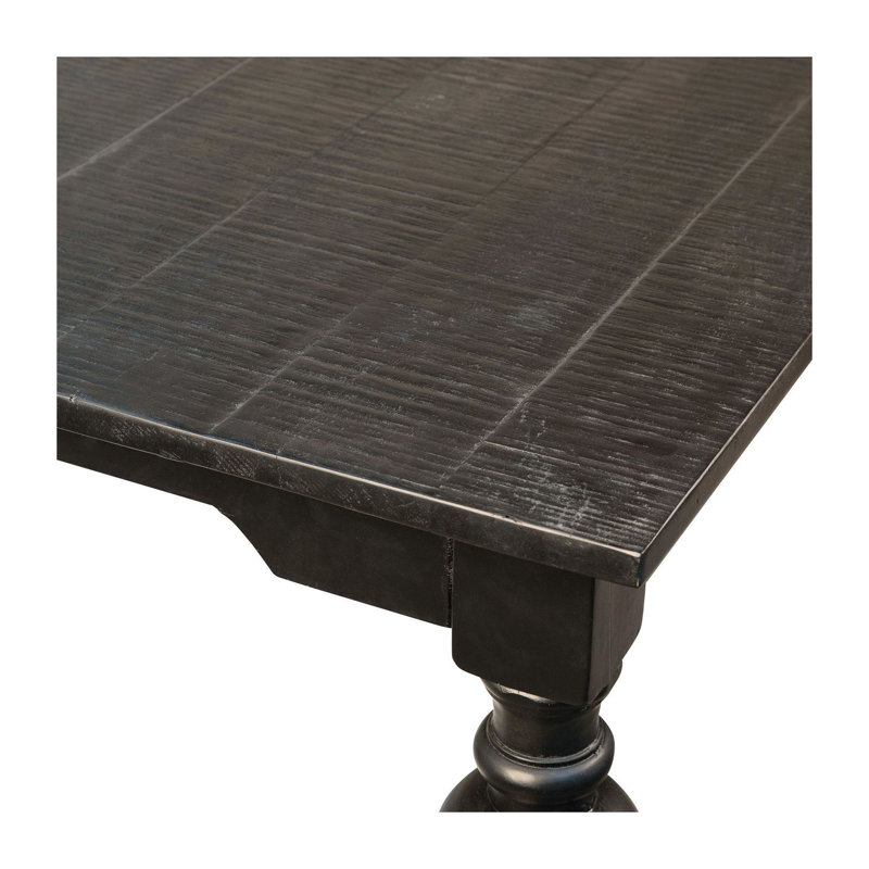36" Acacia Solid Wood Dining Table