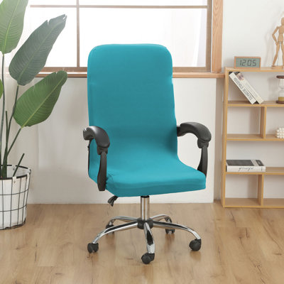 Soft  cushion Solid Color Brushed High Elastic Chair Cover  Soft And Comfortable Chair Seat Cover -proof And- Chair Slipcover Suitable For Dining Chair