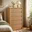 Commode haute 5 tiroirs Rundelle