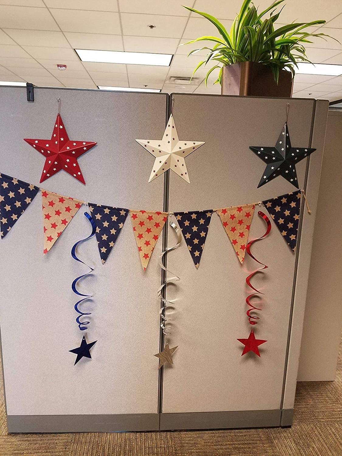 Delfina Patriotic 3D Star Wall Decor