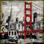 Repères San Francisco par Dylan Matthews - Estampe numérique sur toile tendue avec châssis-20891123-73158826-73165272