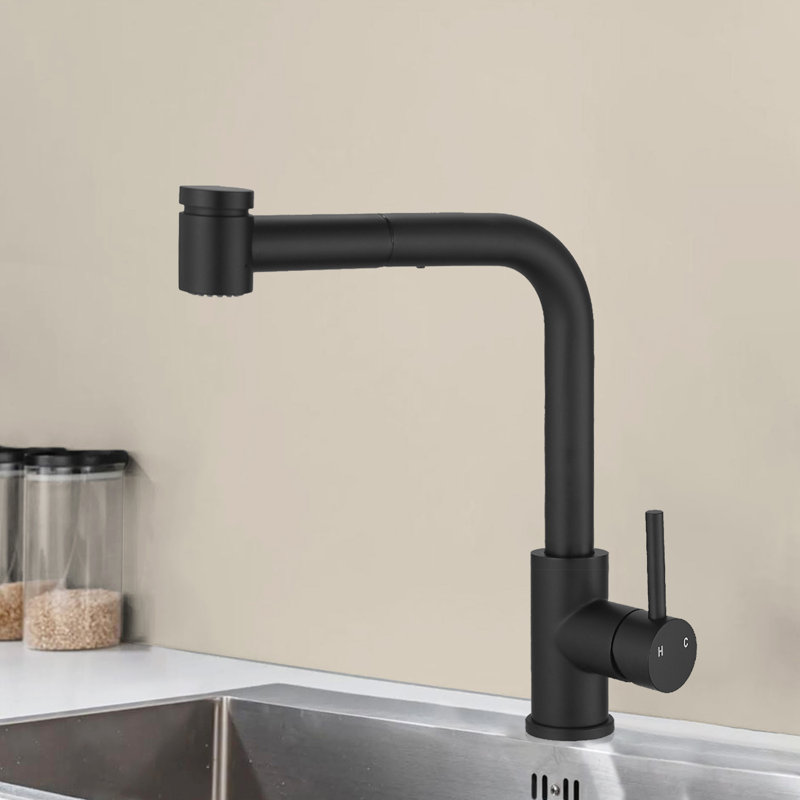 Kitchen Faucet, Matte Black