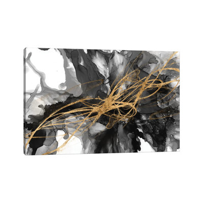 Golden Vortex I by Jennifer Goldberger - Wrapped Canvas Gallery-Wrapped Canvas Giclée